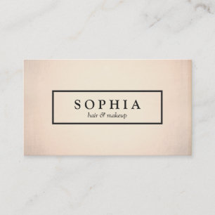 Carte De Visite Design chic Rose Lumière Or moderne