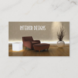 Carte de visite Design d'intérieur