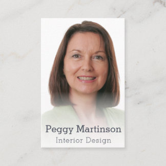 Carte De Visite Design d'intérieur Misty Modèle photo