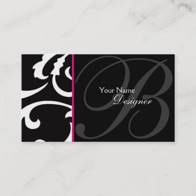 Carte de visite design élégant (Devant)