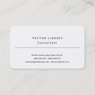 Carte De Visite Design élégant classique professionnel