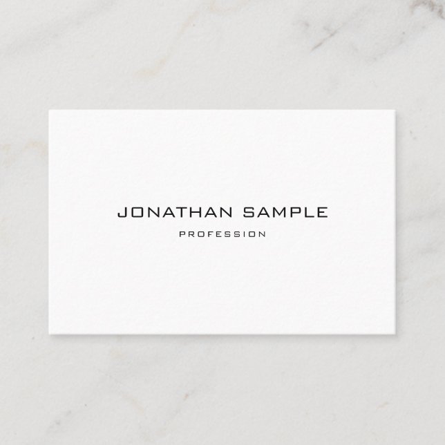 Carte De Visite Design élégant Design élégant Professionnel Modern (Devant)