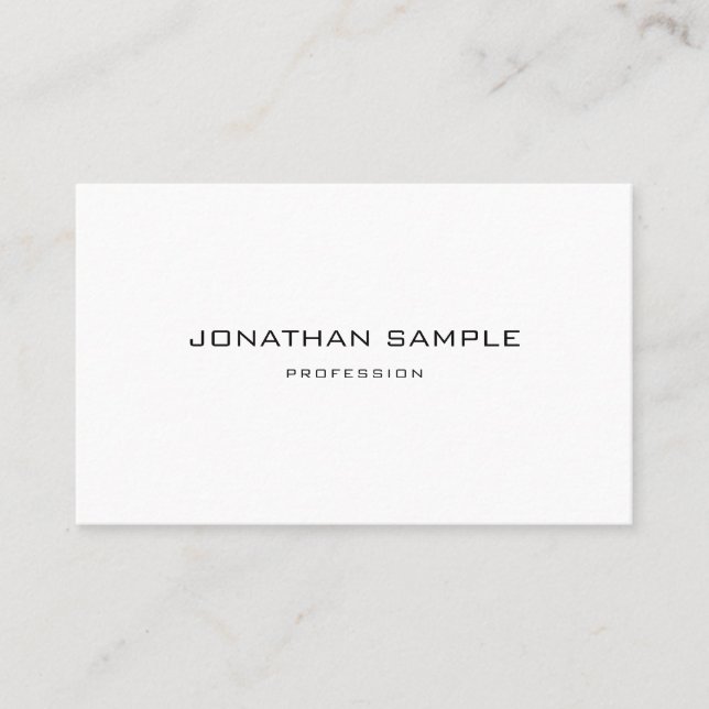 Carte De Visite Design élégant et professionnel Design moderne (Devant)
