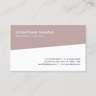 Carte De Visite Design élégant et professionnel Modèle moderne