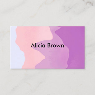 Carte De Visite design élégant moderne art abstrait sur mesure