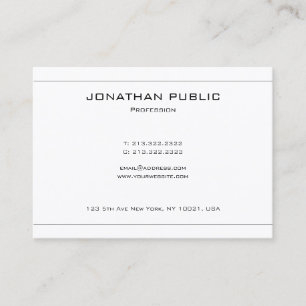Carte De Visite Design élégant moderne et professionnel Design ten