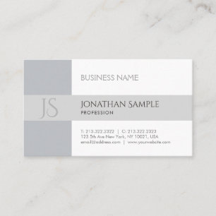 Carte De Visite Design élégant moderne minimaliste chic sobre te