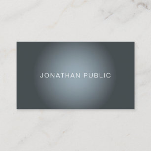 Carte De Visite Design élégant moderne professionnel tendance uni