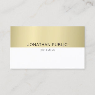 Carte De Visite Design élégant tendance Moderne Simple Luxe simple