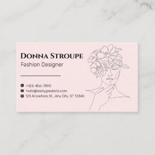 Carte De Visite Design esthétique et élégant minimaliste