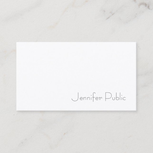 Carte De Visite Design graphique élégant et créatif Design élégant (Devant)