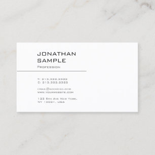 Carte De Visite Design graphique moderne tendance Design élégant é