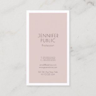 Carte De Visite Design minimaliste élégant moderne professionnel