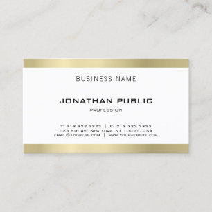 Carte De Visite Design minimaliste élégant moderne tendance uni