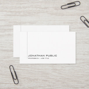 Carte De Visite Design minimaliste élégant personnalisé Moderne