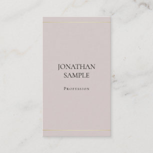 Carte De Visite Design minimaliste moderne tendance Design élégant