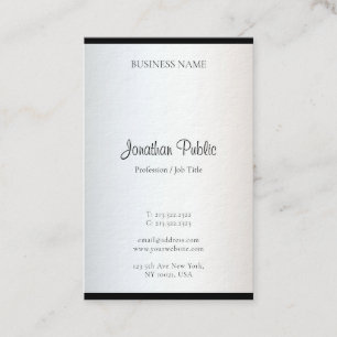 Carte De Visite Design minimaliste moderne tendance Élégant Simp
