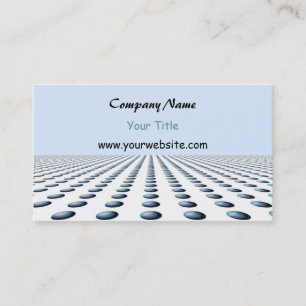 Carte De Visite Design moderne à motif bleu