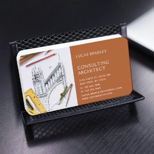 Carte De Visite Design Moderne Architecte Construction