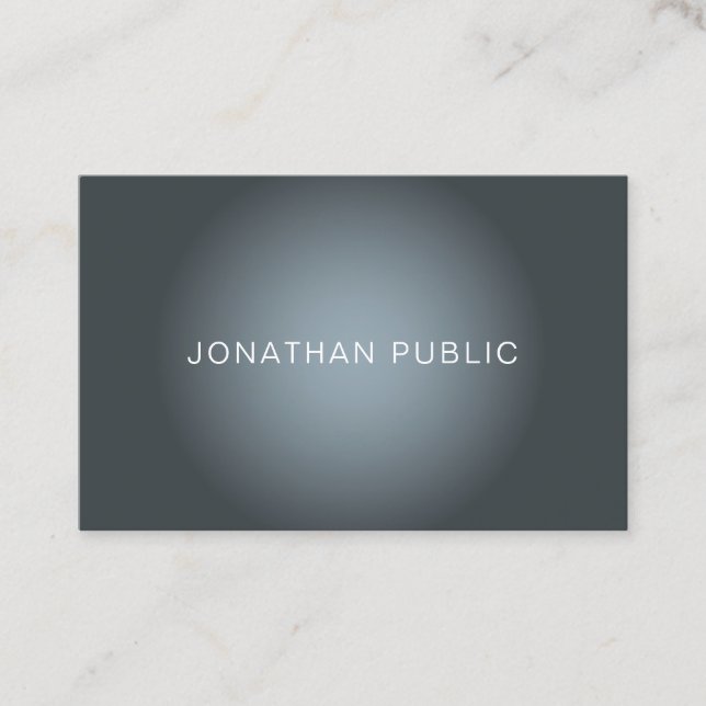 Carte De Visite Design Moderne Élégant Tendance Professionnel Simp (Devant)