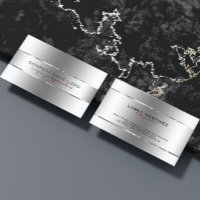 Design moderne en argent métallique look acier ino