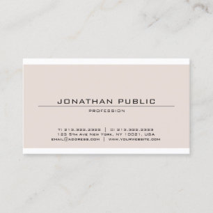 Carte De Visite Design moderne minimaliste sophistiqué tendance