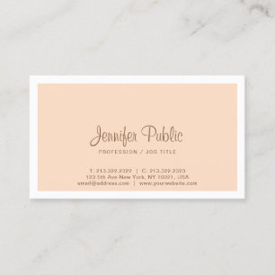Carte De Visite Design moderne professionnel élégant couleur tenda