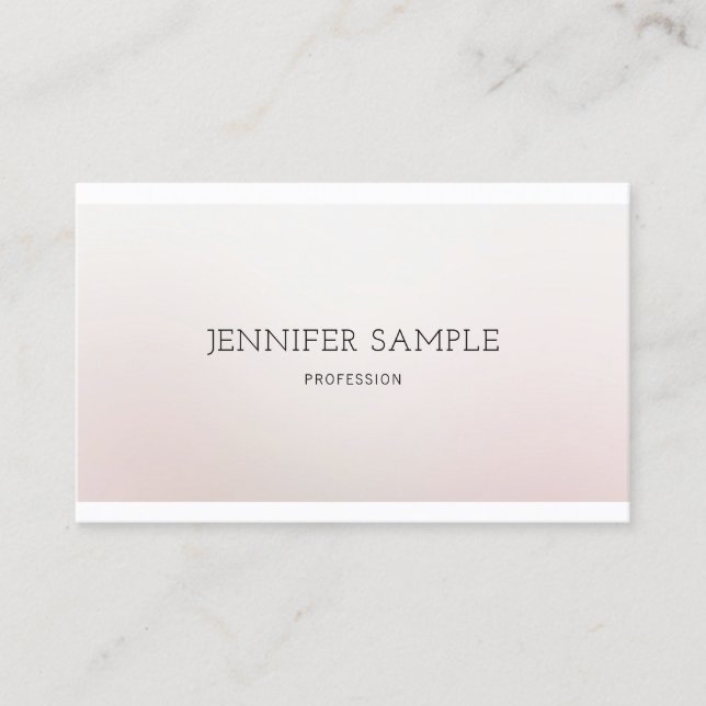 Carte De Visite Design professionnel et créatif Couleur Harmonie L (Devant)