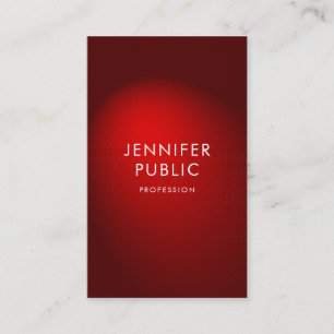 Carte De Visite Design professionnel glamour Moderne tendance Plai