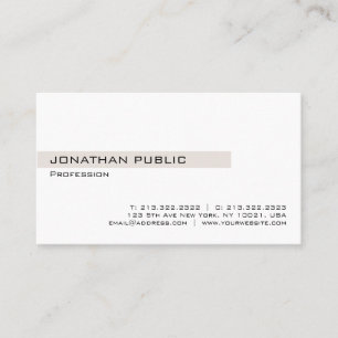 Carte De Visite Design professionnel minimaliste moderne élégant