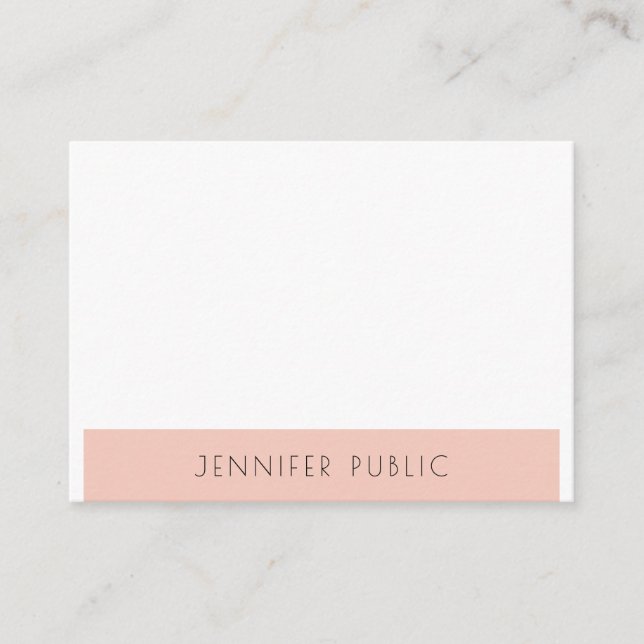 Carte De Visite Design professionnel moderne Modèle design simple (Devant)