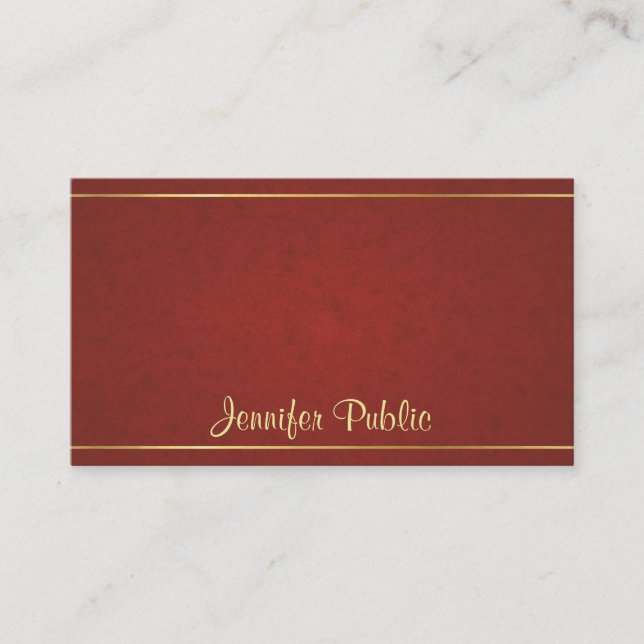 Carte De Visite Design professionnel sophistiqué Pearl Luxe (Devant)