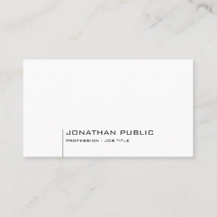 Carte De Visite Design simple élégant Modèle professionnel moderne