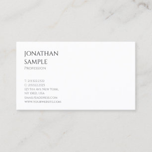 Carte De Visite Design simple Moderne Modèle professionnel tendanc