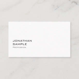 Carte De Visite Design simple sophistiqué moderne tendance uni