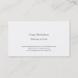 Carte De Visite Design tendance minimaliste simple