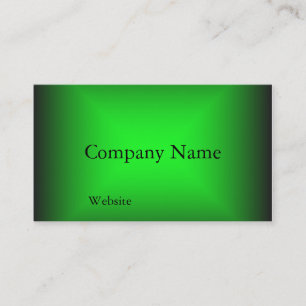 Carte De Visite Design vert néon