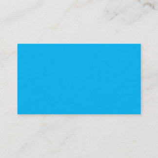 Carte De Visite Design Your Own Solid Sky Blue