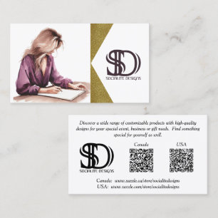 Carte De Visite Designs socialites Promotionnels V2