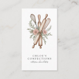 Carte De Visite Dessert Caterer Baker's Tools