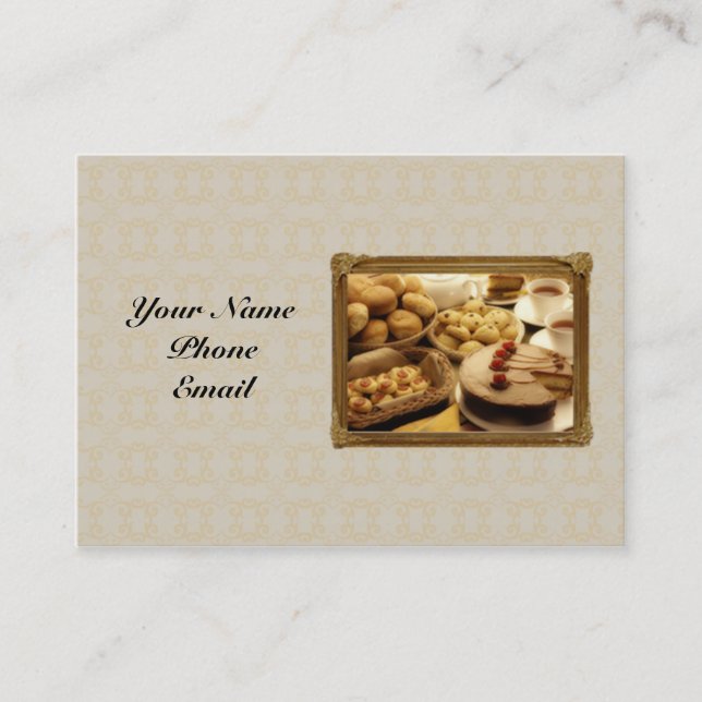Carte De Visite Desserts d'or de grâce (Devant)