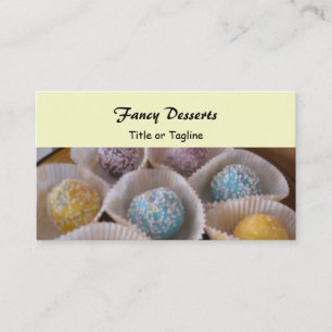 Carte De Visite Desserts Fantaisie