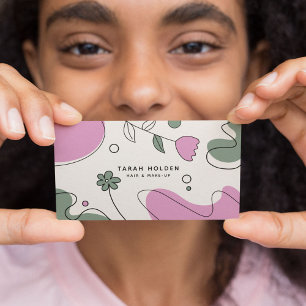 Carte De Visite Dessin Abstrait moderne