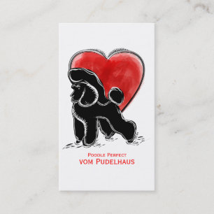 Carte De Visite Dessin de caniche