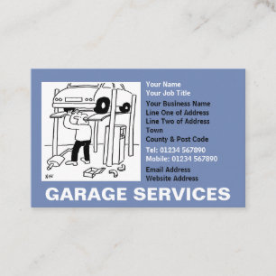 Carte De Visite Dessin de services de garage
