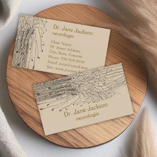 Carte De Visite Dessin d'un nerf sectionné - Neurologue