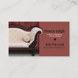 Carte De Visite Dessinateur d'intérieurs, vieux routier à la