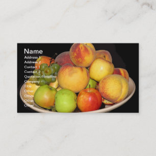 Carte De Visite Dessous de verre de fruits