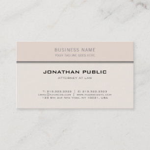 Carte De Visite Dessus élégant d'avocat d'avocat élégant de bureau