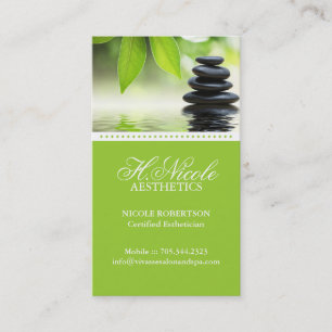 Carte de visite d'esthétique